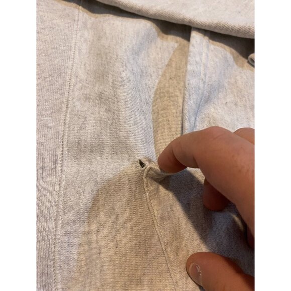 Rider Broncs hoodie mens large gray champion reverse weave sweatshirt NCAA RK - Picture 7 of 12